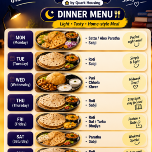 Best Homemade Dinner Tiffin Service in Purnea | Daily Dinner Delivery | Monthly Dinner Package | Roy Tiffin Services by Quark Housing