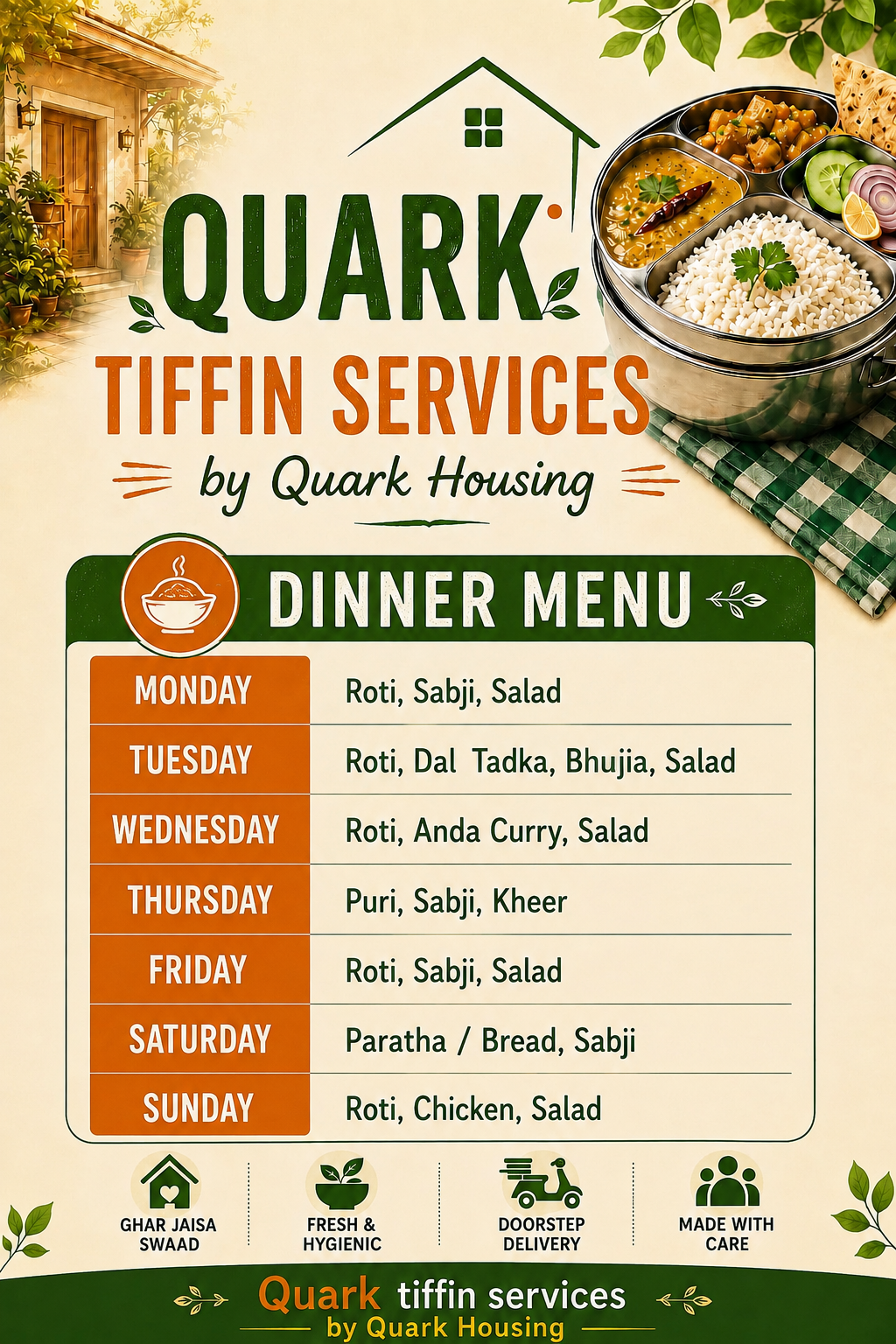 Monthly Package of Dinner in Saharsa